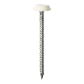 TIMCO Polymer Headed Nails - White - 0