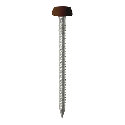 TIMCO Polymer Headed Pins - Mahogany