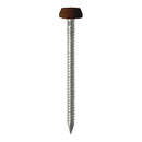 TIMCO Polymer Headed Pins - Mahogany-1