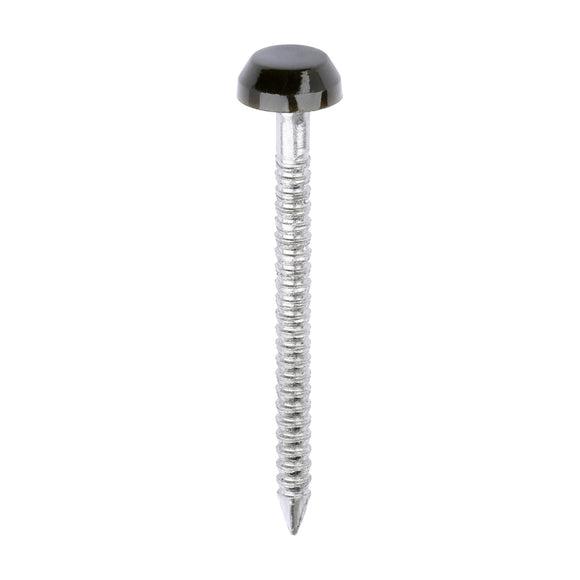 TIMCO Polymer Headed Pins - Mahogany
