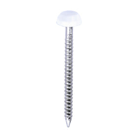 TIMCO Polymer Headed Pins - White - 0