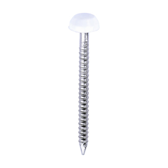 TIMCO Polymer Headed Pins - White