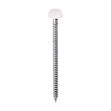TIMCO Polymer Headed Pins - Cream - 0