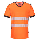 PW3 Hi-Vis V-Neck Mesh Insert T-Shirt S/S-1