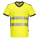 PW3 Hi-Vis V-Neck Mesh Insert T-Shirt S/S-2