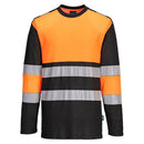 PW3 Hi-Vis Cotton Comfort Class 1 T-Shirt L/S-1