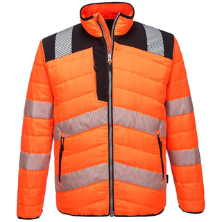 Portwest PW371 - PW3 Hi-Vis Baffle Jacket Orange/Black Portwest