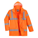 Hi-Vis Breathable Rain Traffic Jacket-1