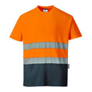 Hi-Vis Cotton Comfort Contrast T-Shirt S/S-1