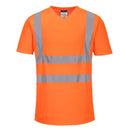 Hi-Vis Cotton Comfort Mesh Insert T-Shirt S/S-1