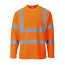 Hi-Vis Cotton Comfort T-Shirt L/S-1