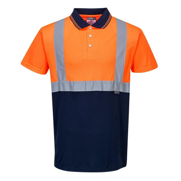 Hi-Vis Contrast Polo Shirt S/S