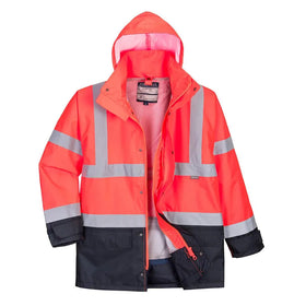 Hi-Vis 5-in-1 Contrast Executive Jacket - 0