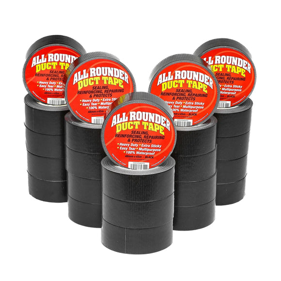 All Rounder Duct Tape - Black, Silver & White STICK2