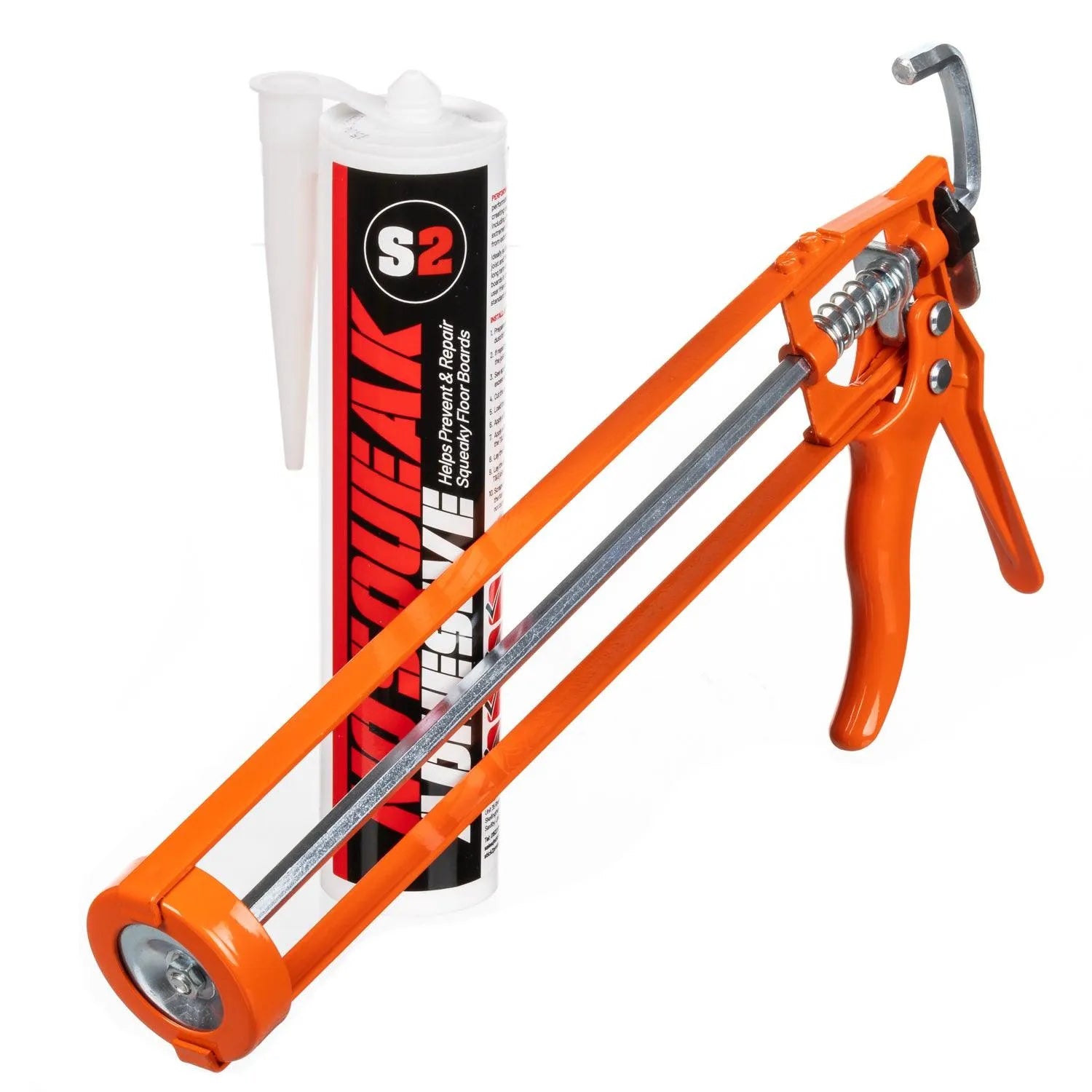 No Squeak Adhesive - Prevents & Repairs Squeaky Floor Boards - 0