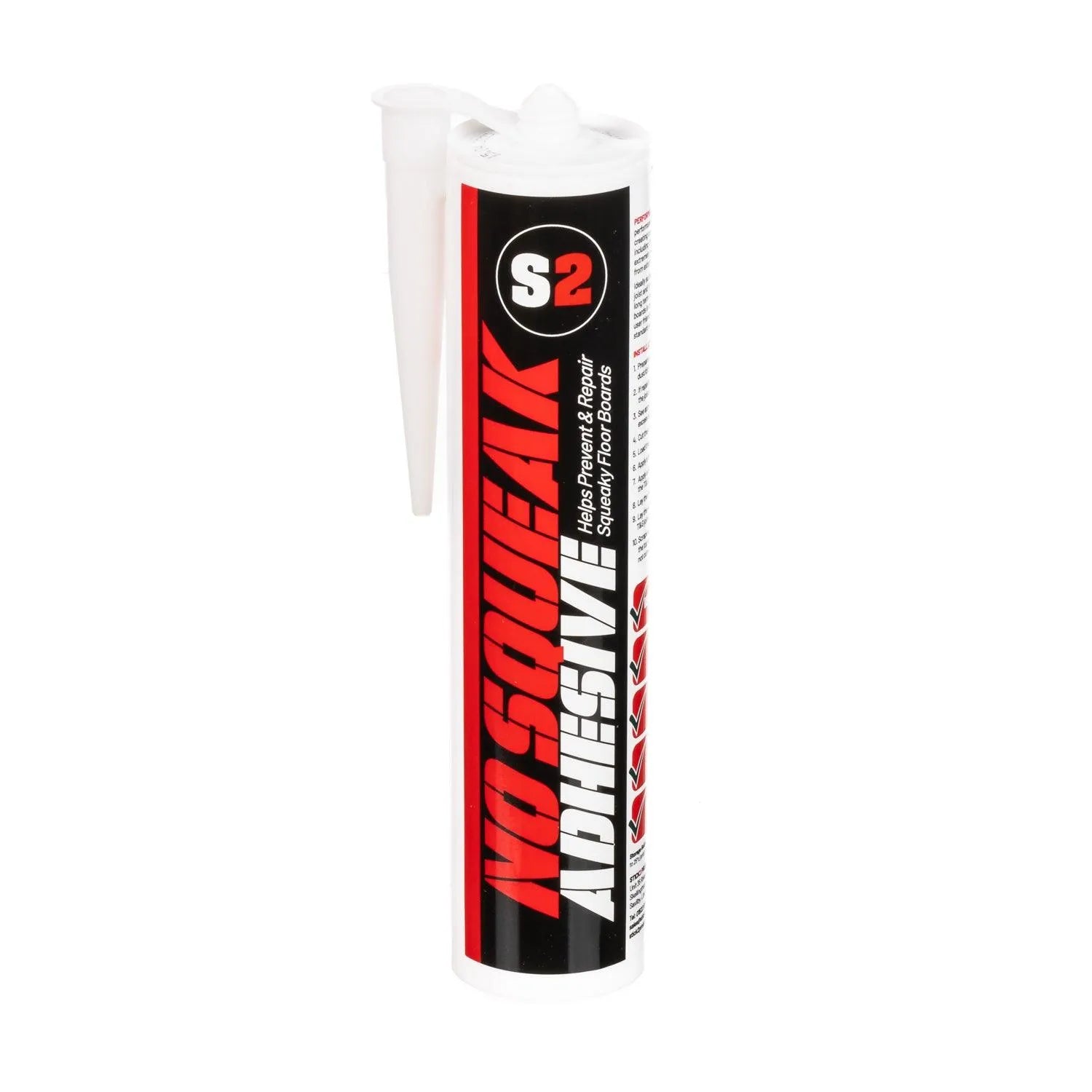 No Squeak Adhesive - Prevents & Repairs Squeaky Floor Boards