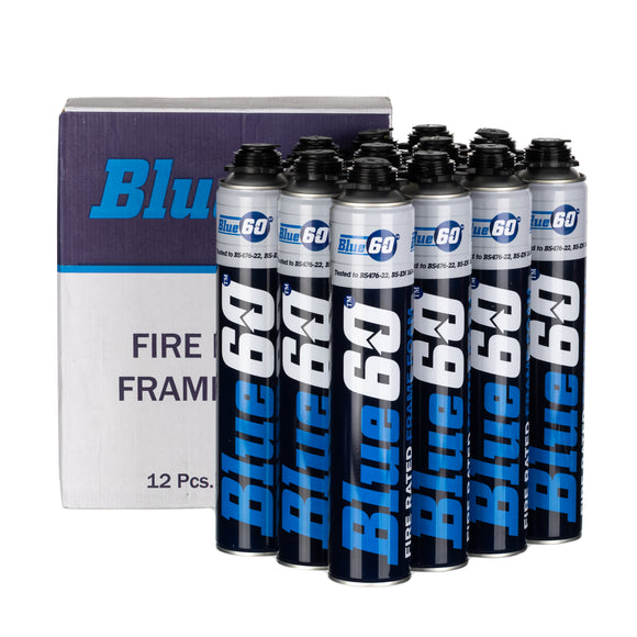 Blue60 Fire Rated Expanding Foam - Door Frame Sealant 750ml
