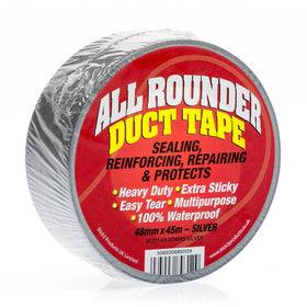 All Rounder Waterproof Duct Gaffer Tape - Black, Silver & White STICK2