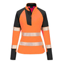 PW3 Hi-Vis Women's 1/4 Zip Sweatshirt-1
