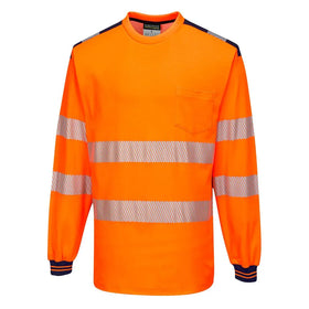 PW3 Hi-Vis Cotton Comfort T-Shirt L/S - 0
