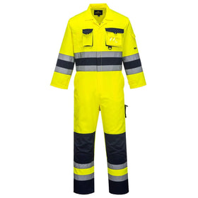 Nantes Hi-Vis Contrast Work Coverall - 0