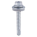 TIMCO Self-Drilling Heavy Section Silver Screws with EPDM Washer-1