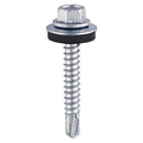 TIMCO Self-Drilling Light Section Silver Screws with EPDM Washer-6