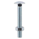 Carriage Bolt & Hex Nut - BZP-3
