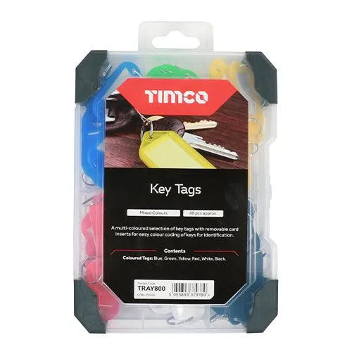 TIMCO Key Tags Mixed Tray - 0