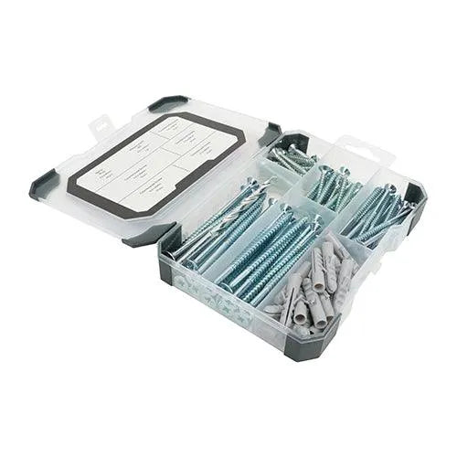 TIMCO Screws, Plug & Drill Bit Silver Mixed Tray - 0