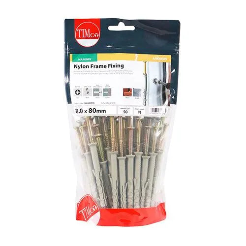 Nylon Frame Fixing - BZP