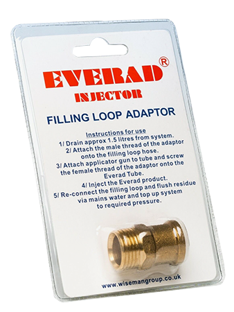 Everad filling loop adaptor for injectors