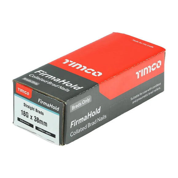 FirmaHold Collated Brad Nails & Fuel Cells - 16 Gauge - Straight - Galvanised