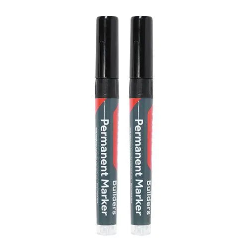 Builders Permanent Markers BLK