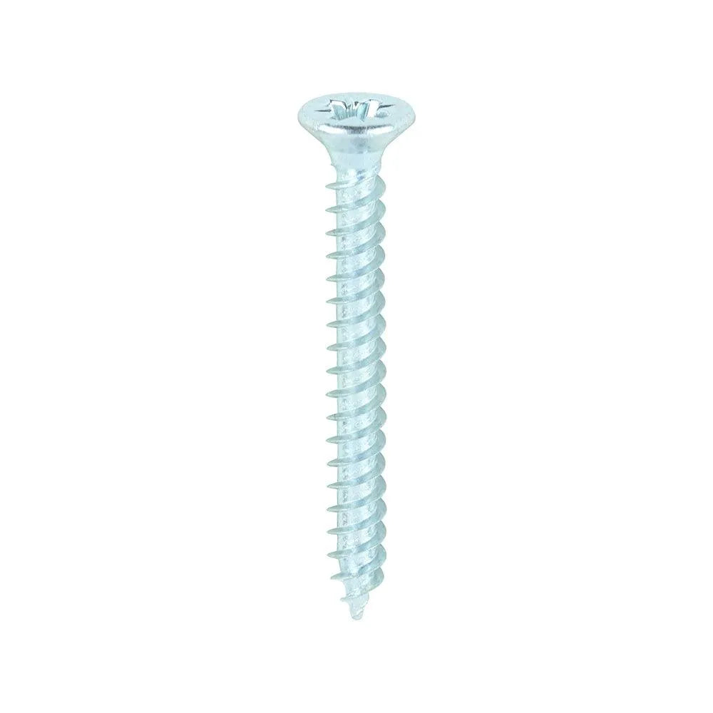 TIMCO Twin-Threaded Countersunk Silver Woodscrews