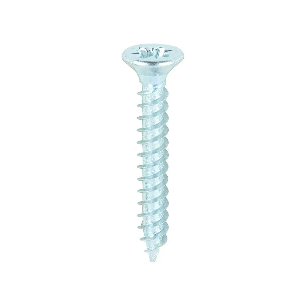 TIMCO Twin-Threaded Countersunk Silver Woodscrews