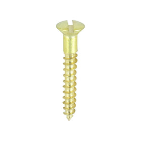 TIMCO Solid Brass Round Head Woodscrews - 0