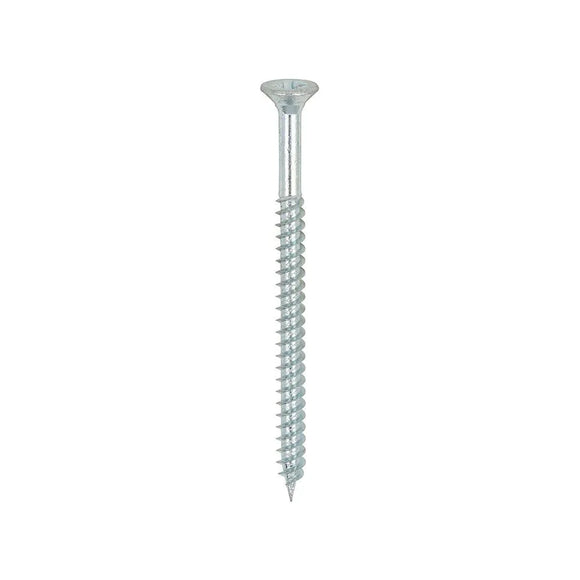 TIMCO Twin-Threaded Countersunk Silver Woodscrews
