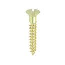 TIMCO Solid Brass Countersunk Woodscrews-45