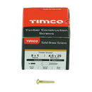 TIMCO Solid Brass Round Head Woodscrews-5