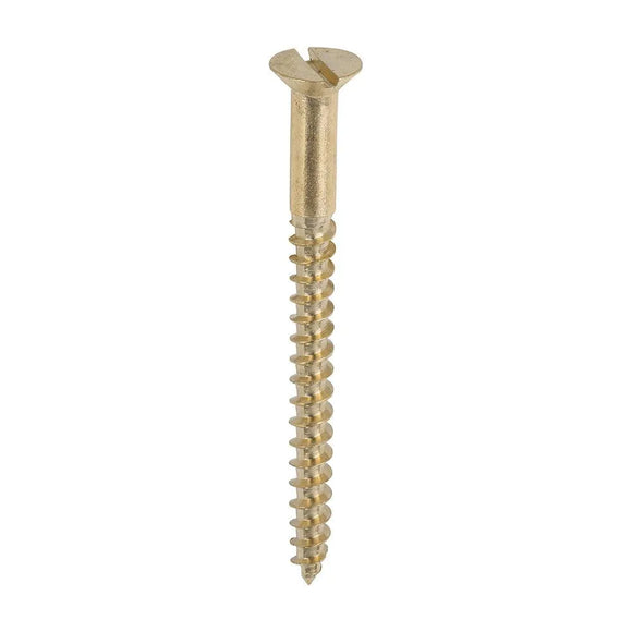 TIMCO Solid Brass Countersunk Woodscrews