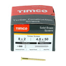 TIMCO Solid Brass Countersunk Woodscrews-37