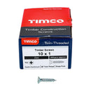 TIMCO Twin-Threaded Countersunk Silver Woodscrews-100