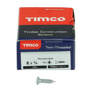 TIMCO Twin-Threaded Countersunk Silver Woodscrews-66