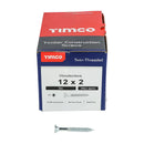 TIMCO Twin-Threaded Countersunk Silver Woodscrews-25