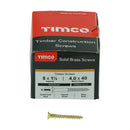 TIMCO Solid Brass Countersunk Woodscrews-16