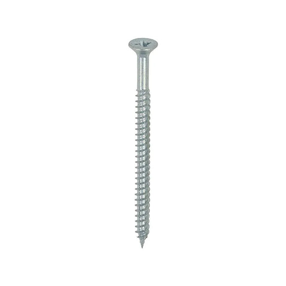 TIMCO Twin-Threaded Countersunk Silver Woodscrews