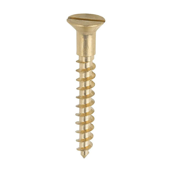 TIMCO Solid Brass Countersunk Woodscrews