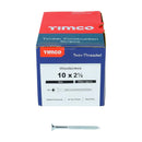TIMCO Twin-Threaded Countersunk Silver Woodscrews-8