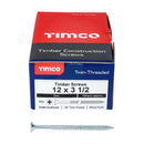 TIMCO Twin-Threaded Countersunk Silver Woodscrews-2
